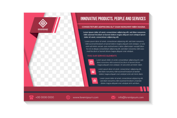 Innovative Product Horizontal Banner Red