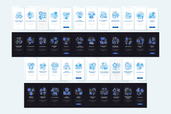 Loyalty Programs Trends App Page Screen Graphics